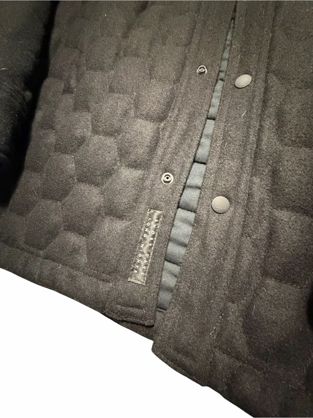 Burton Short Days Long Nights Quilted Hooded Jacket - Black Sz XL - Picture 6 of 13